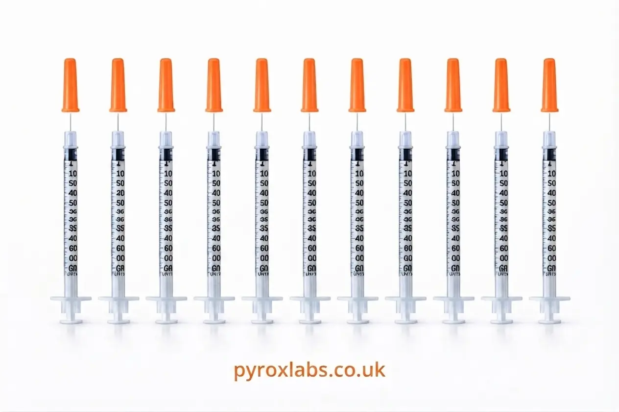 Insulin Syringe 0.5ml 29G (Pack of 10) — Pyrox Labs Lab Essential Insulin Syringe 0.5ml 29G (Pack of 10) research lab essential by Pyrox Labs