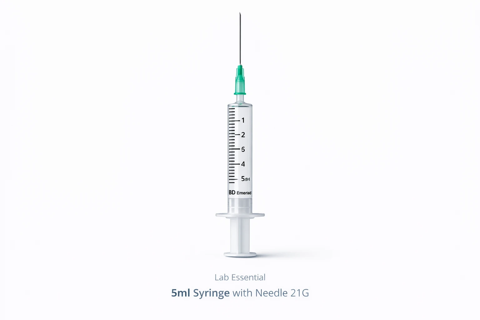Reconstitution Syringe 5ml 21G (Pack of 1) — Pyrox Labs Lab Essential Reconstitution Syringe 5ml 21G (Pack of 1) research lab essential by Pyrox Labs