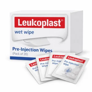 Leukoplast pre-injection wipes pack of 20, lab essential