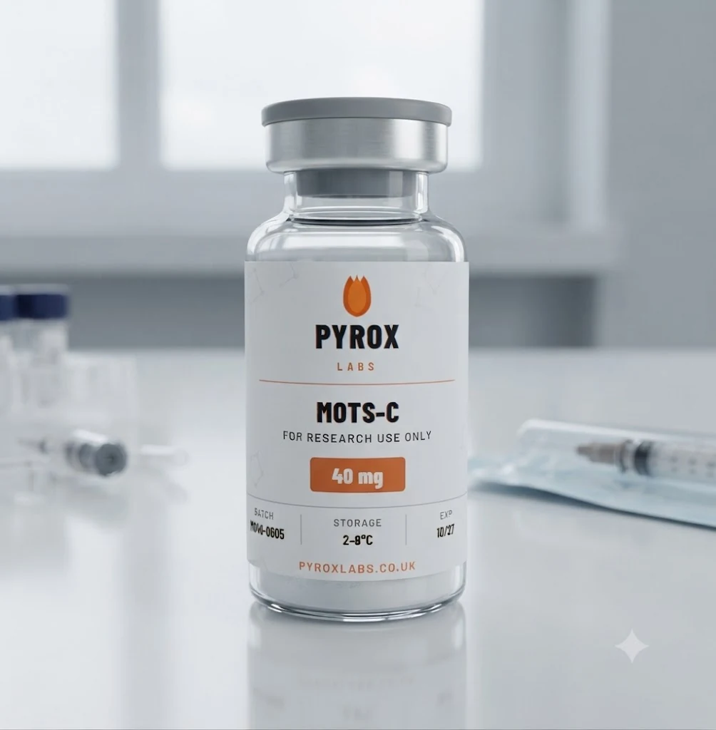 Pyrox Labs MOTS-C 40mg research peptide vial