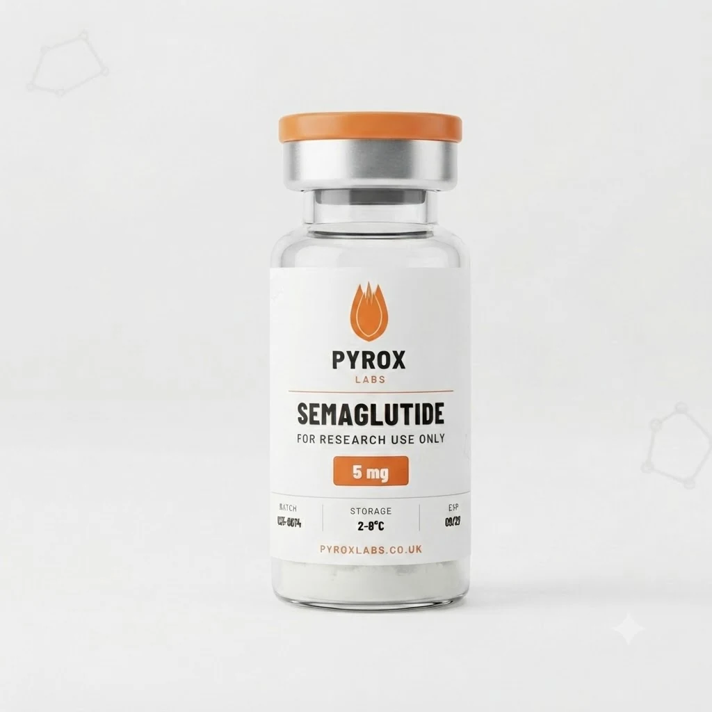 GLP-1 Research Peptides UK — SM1 research vial by Pyrox Labs