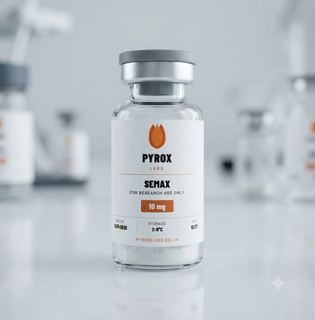 Pyrox Labs Semax 10mg research peptide vial